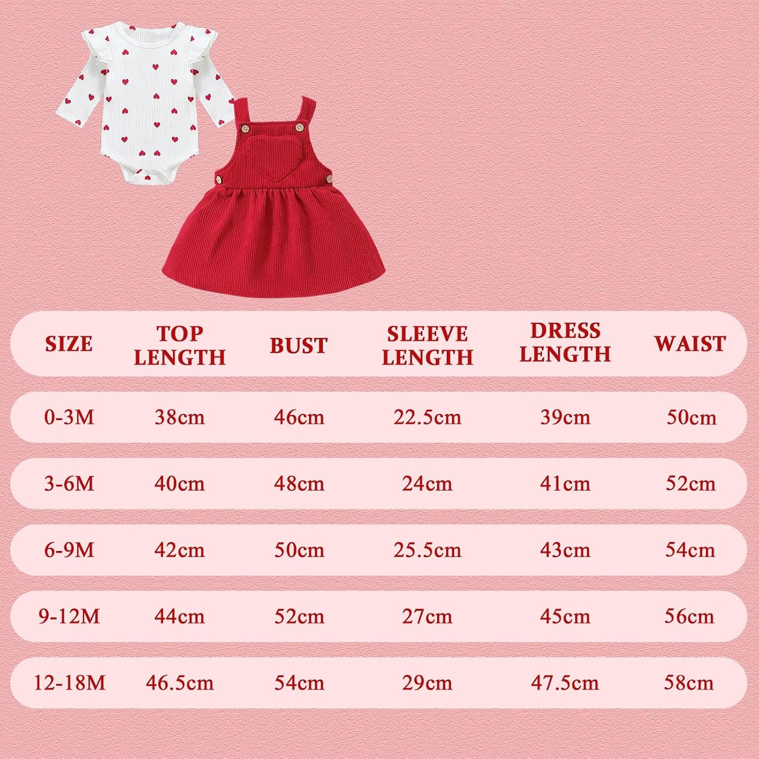 Baby Kleidung Mädchen Neugeborene Kleidung Rüschen Baby Strampler Hosenträgerrock Bekleidungssets Für Baby-Mädchen Babys Geschenk Babykleidung Mädchen 0-18 Monate