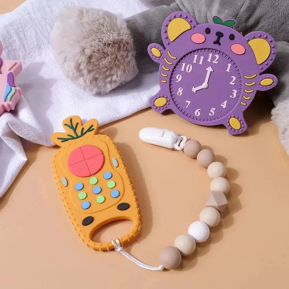 Siliconen Bijtring Afstandsbediening – Sensorisch Bijtspeeltje Baby